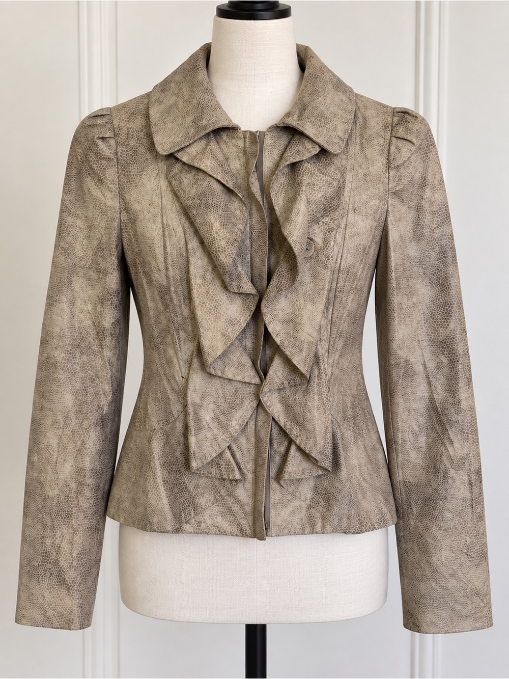Women’s Ruffle Front Jacket